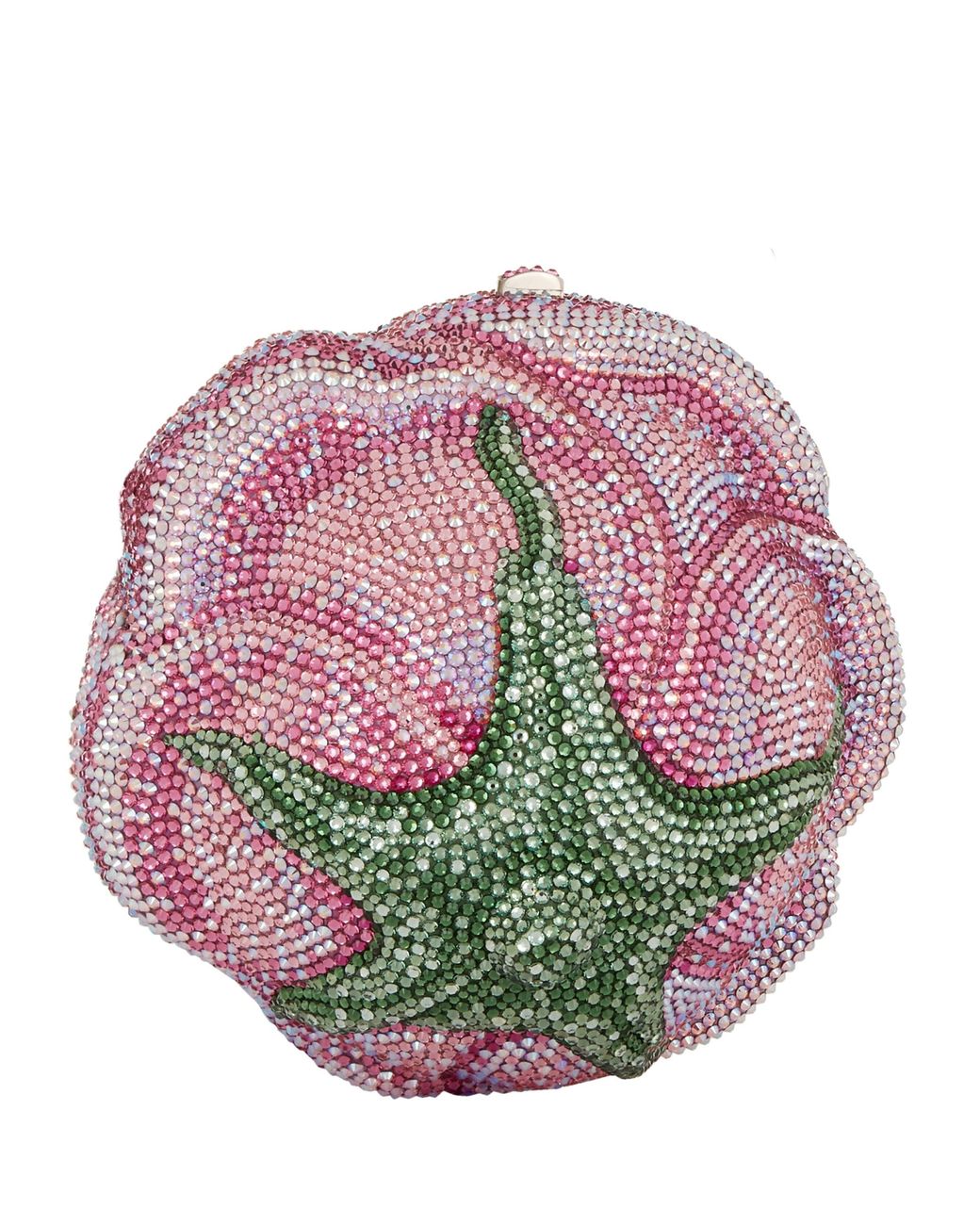 Judith Leiber Pink Rose Romance Clutch Bag