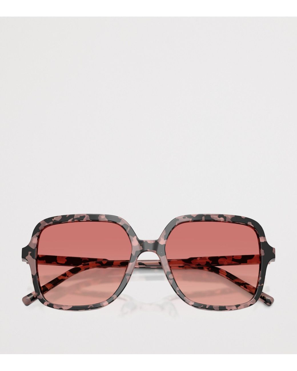 Dolce & Gabbana Pink Camouflage Print Square Sunglasses