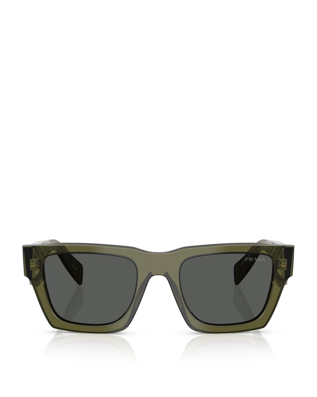 Prada Gray Acetate Pr A06S Sunglasses for men