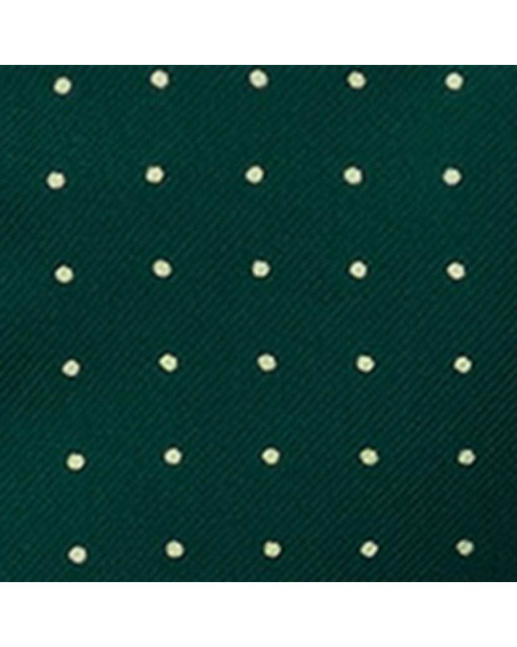 Dunhill Green Silk Polka-Dot Neckerchief for men