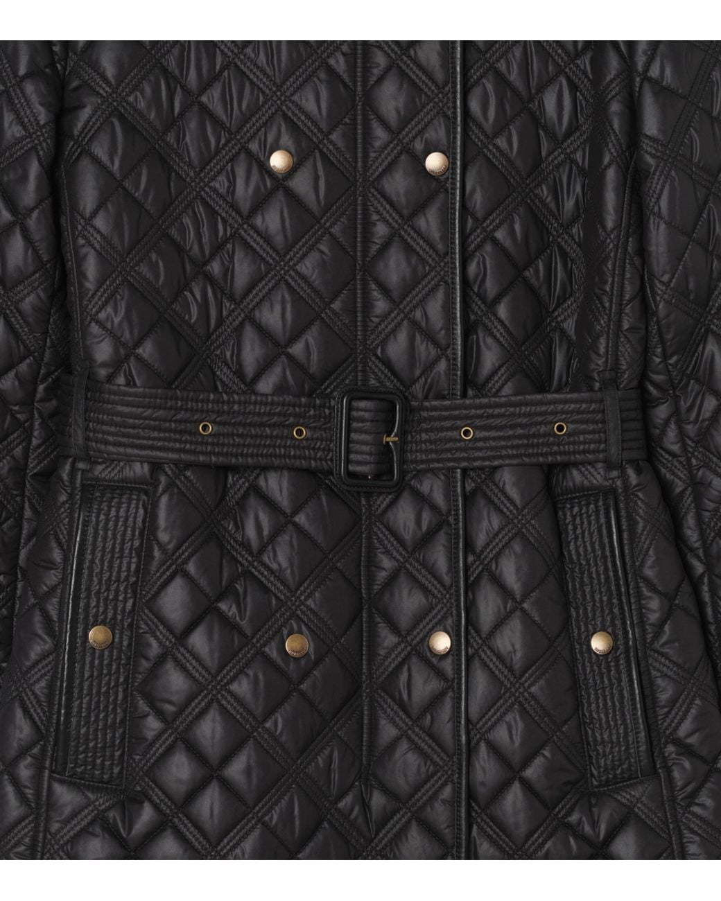 Burberry Black Quilted Puffer Jacket