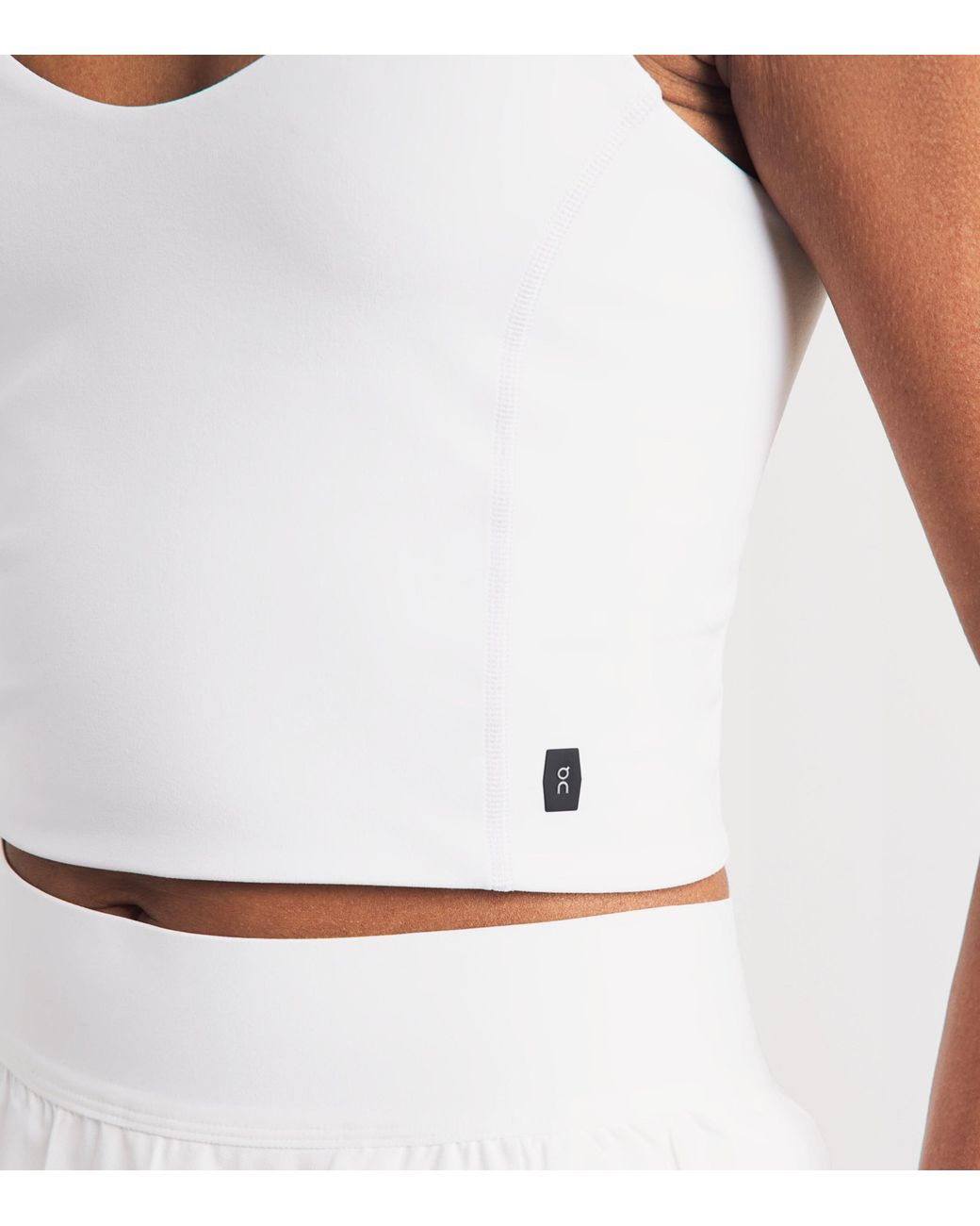 On Shoes White Studio Sports Bra