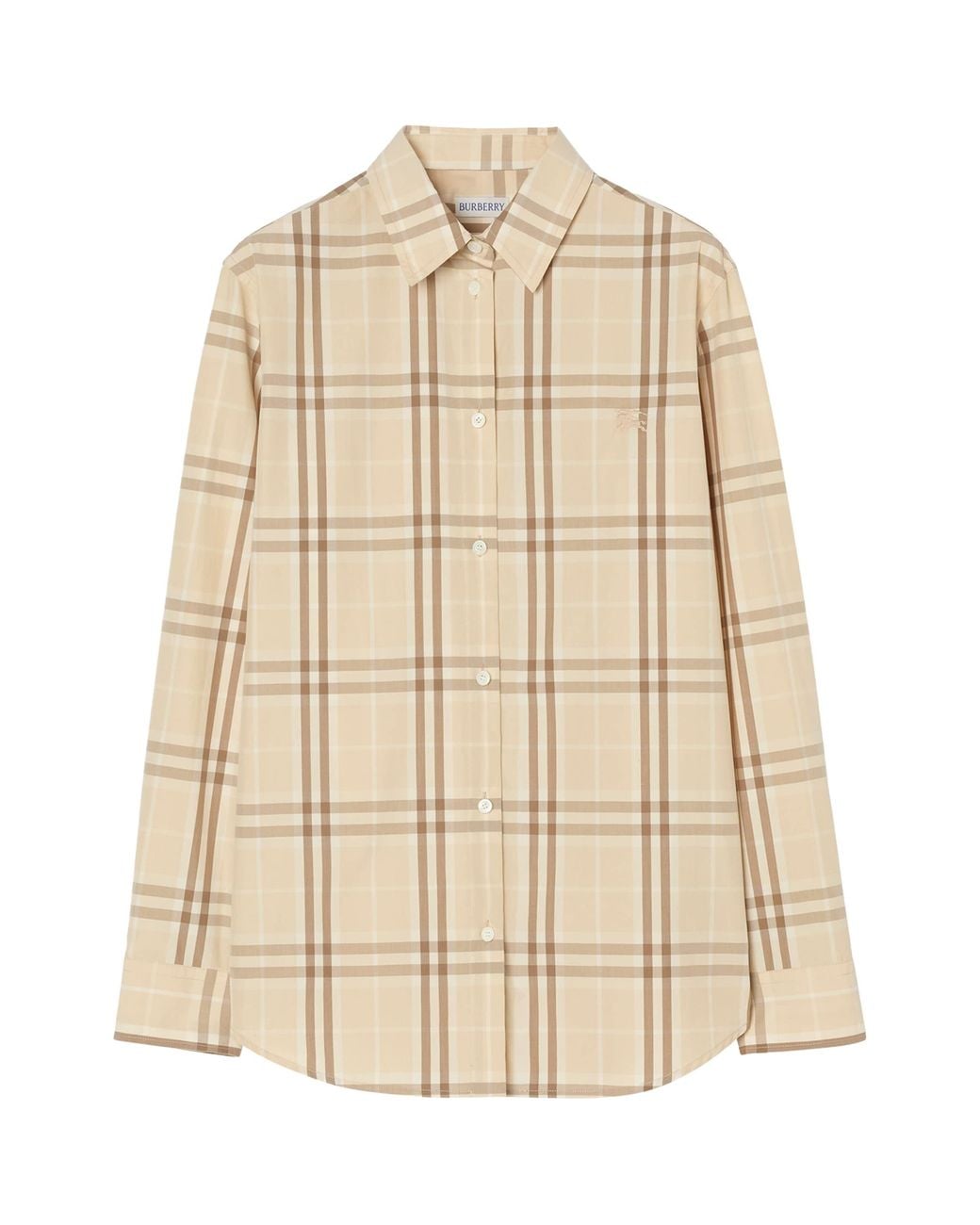 Burberry Natural Cotton Check Shirt