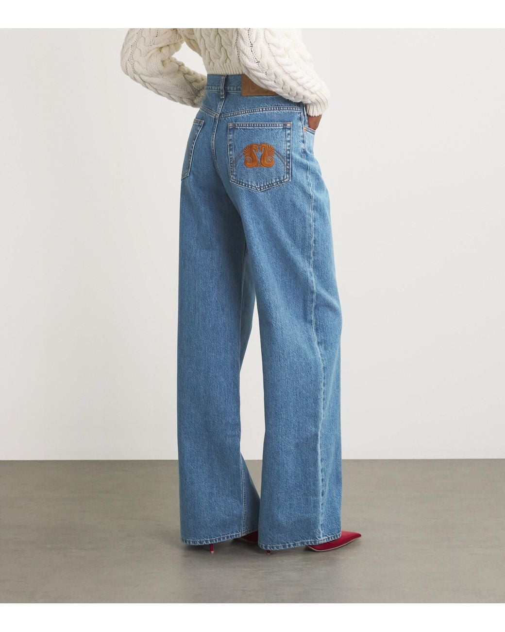 Blazé Milano Blue Nariida Java Straight Jeans