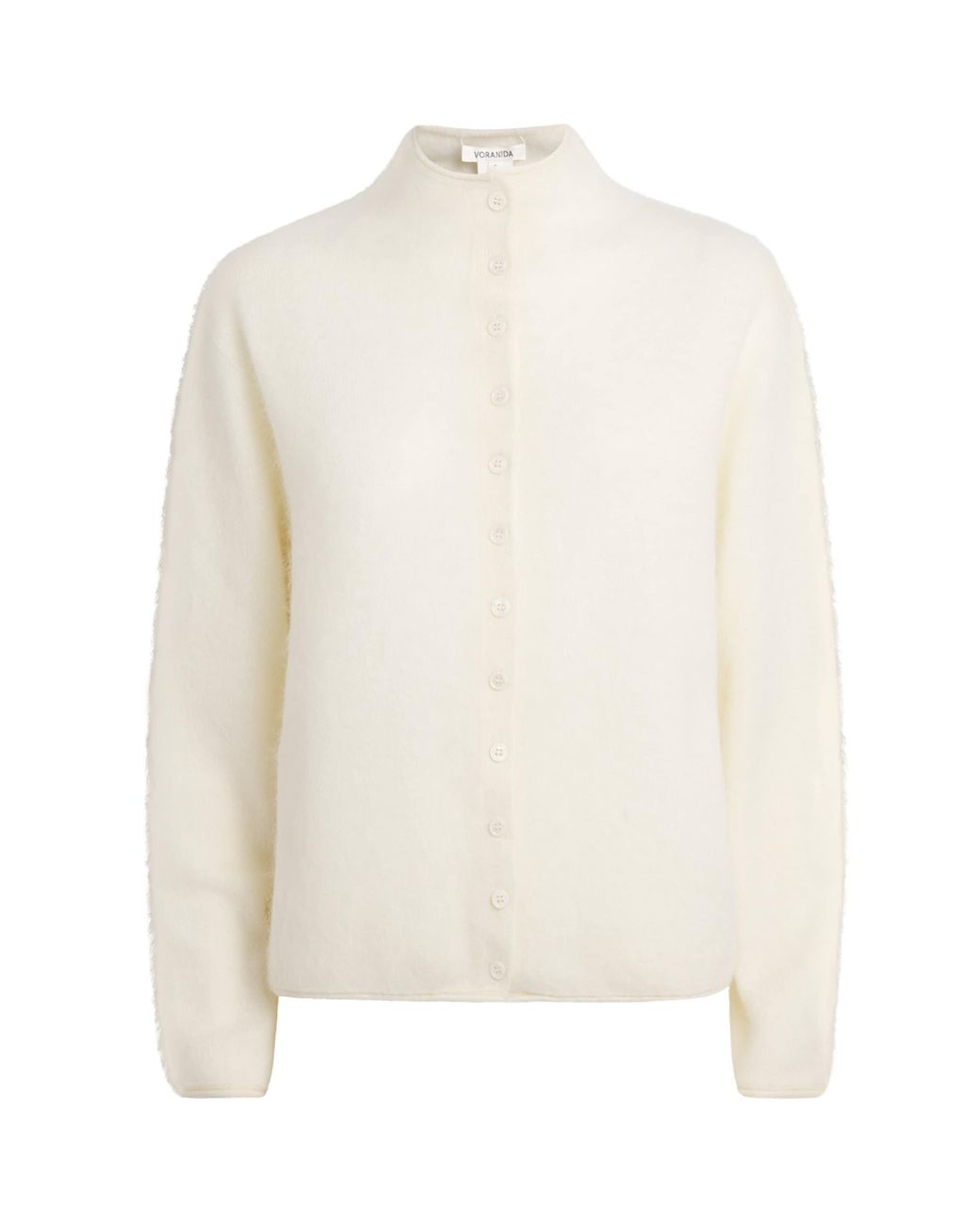 Voranida White Wool-Cashmere Maris Cardigan
