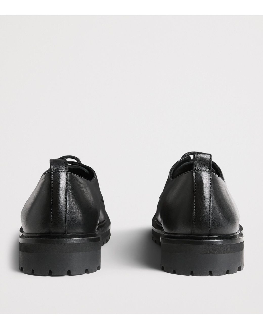 Studio Nicholson Black Leather Jackson Derby Shoes for men
