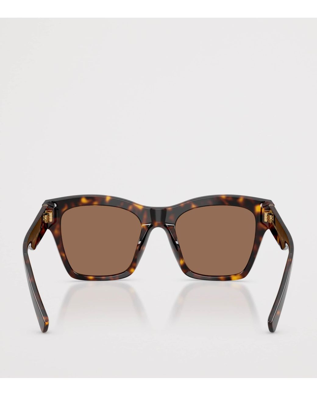 Dolce & Gabbana Brown Tortoiseshell Square Sunglasses