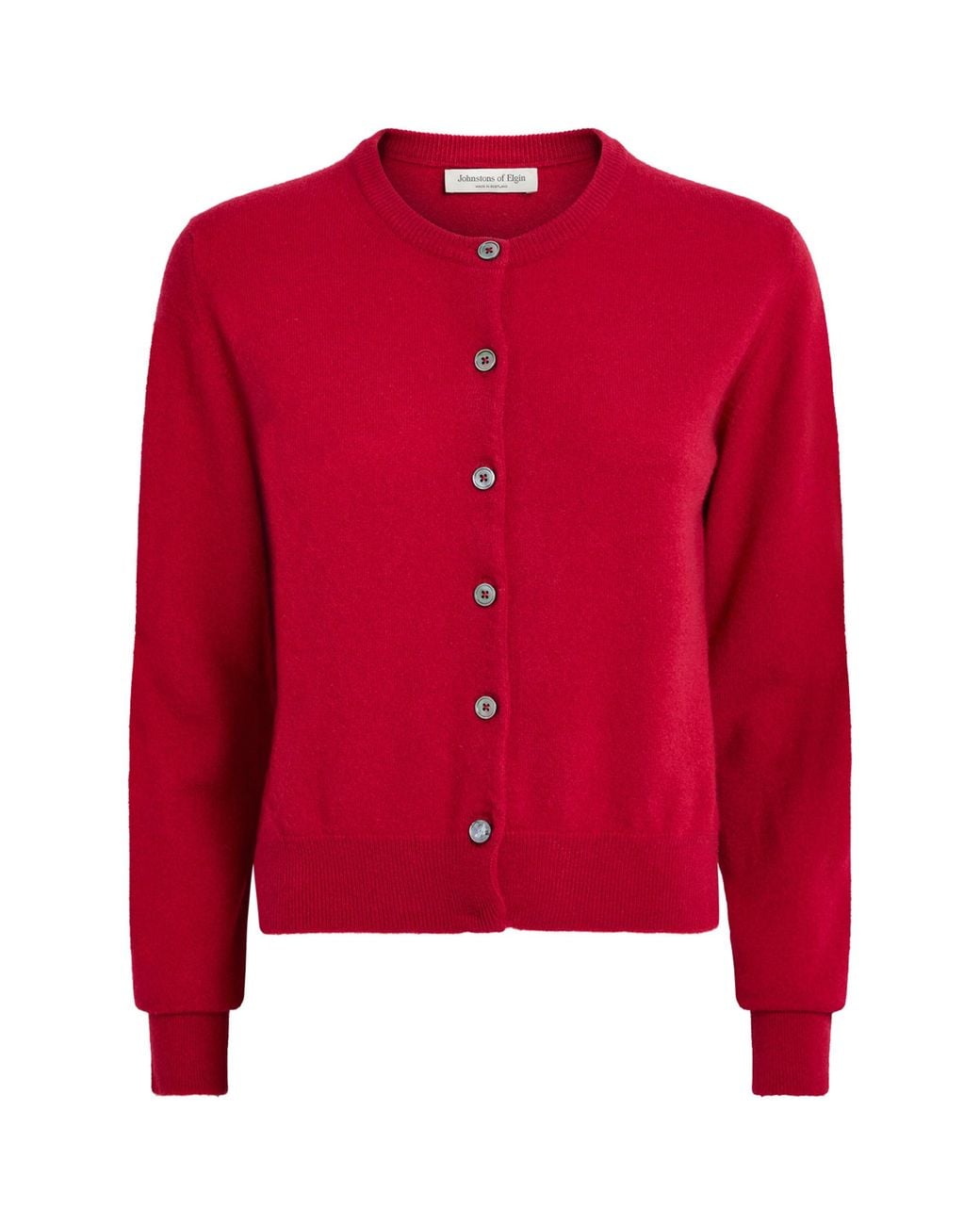 Johnstons Red Cashmere Iris Cardigan