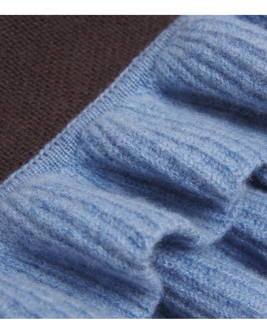 TBCo Brown Merino Wool Triangle Scarf