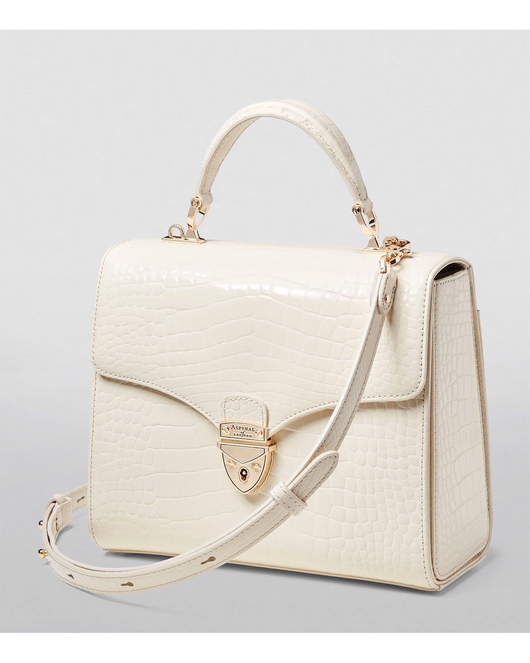 Aspinal White Mayfair Bag