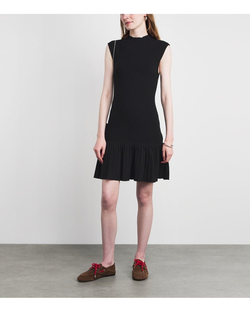 Claudie Pierlot Black Knitted Mini Dress