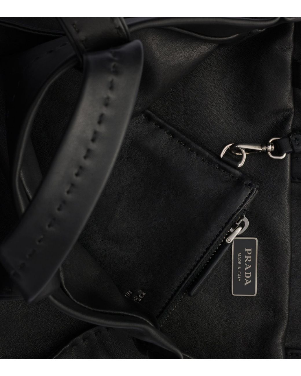 Prada Black Nappa Leather Tote Bag for men