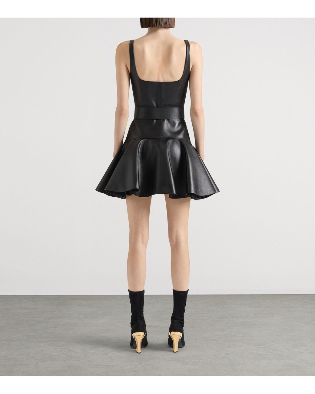 knee length dresses for ladies Givenchy // Black Leather Rosanna Chain Derby – VSP Consignment main image 1