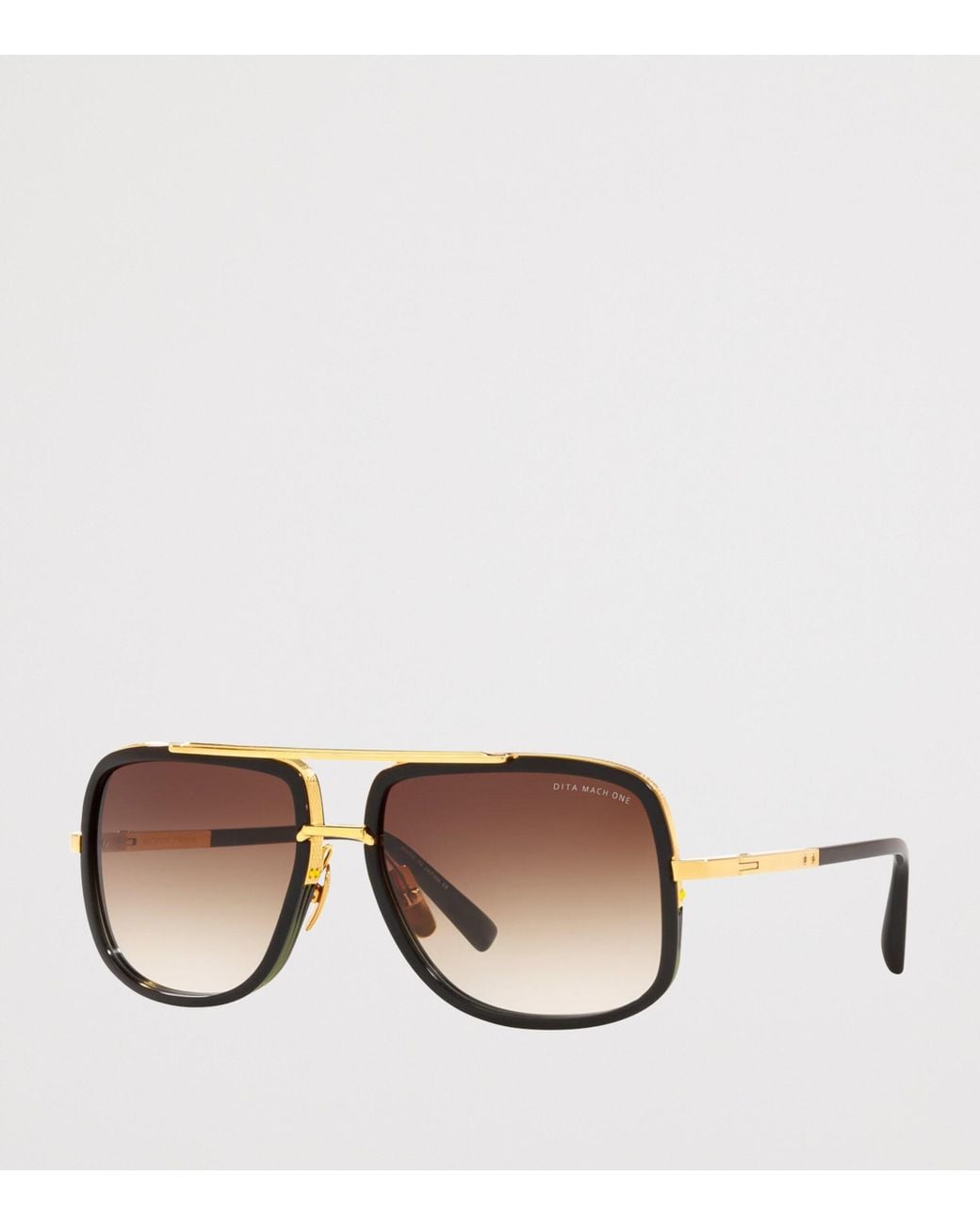 Dita Eyewear Brown Mach One Square Sunglasses