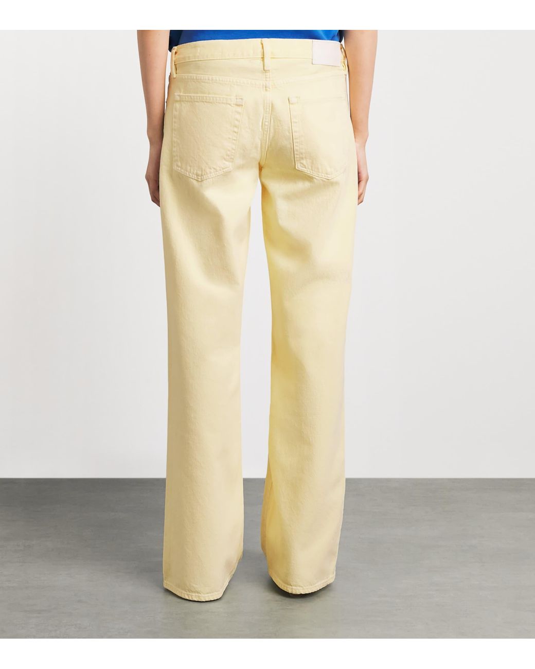 FRAME Natural The Pixie Wide-Leg Jeans