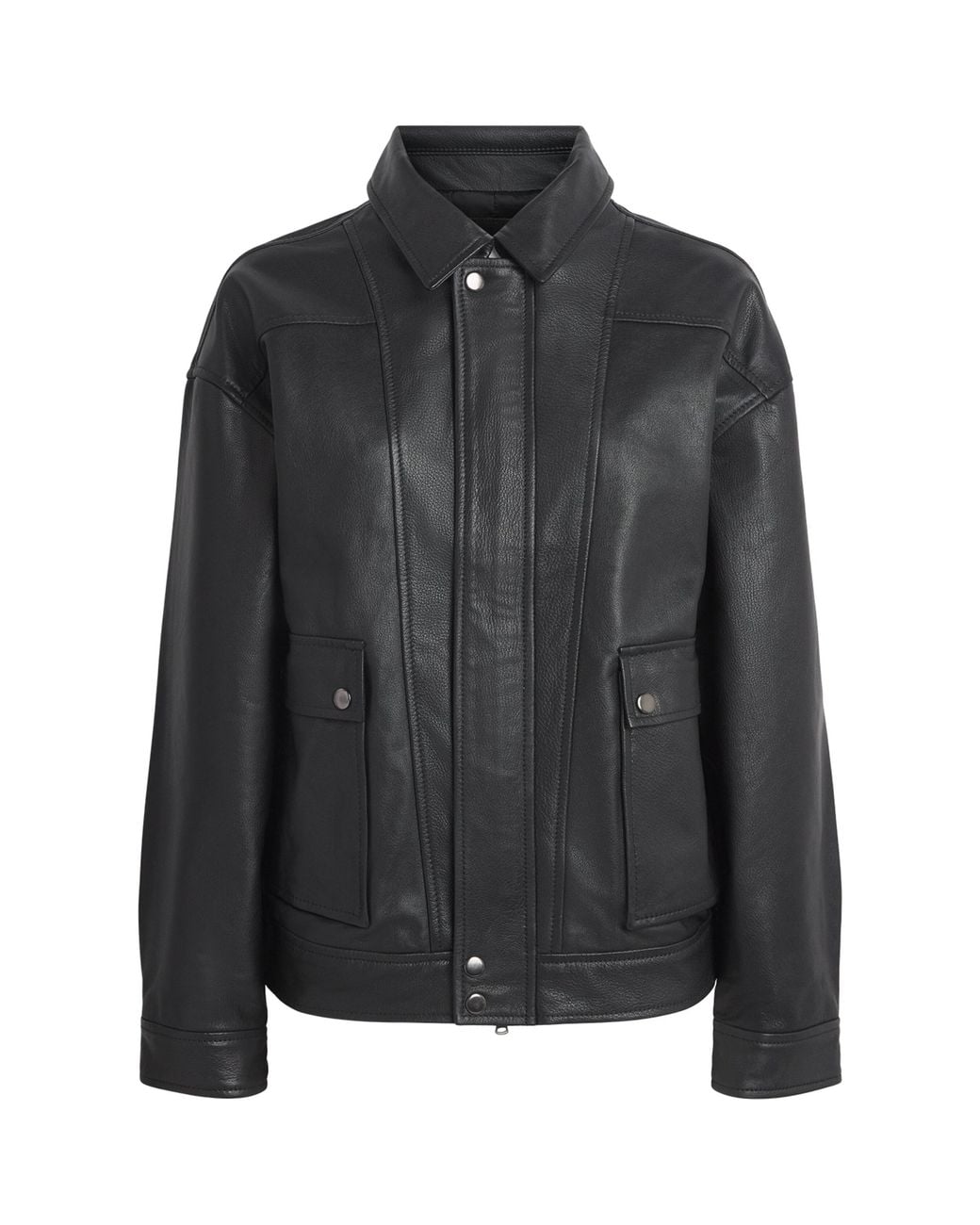 PAIGE Black Ashland Leather Jacket
