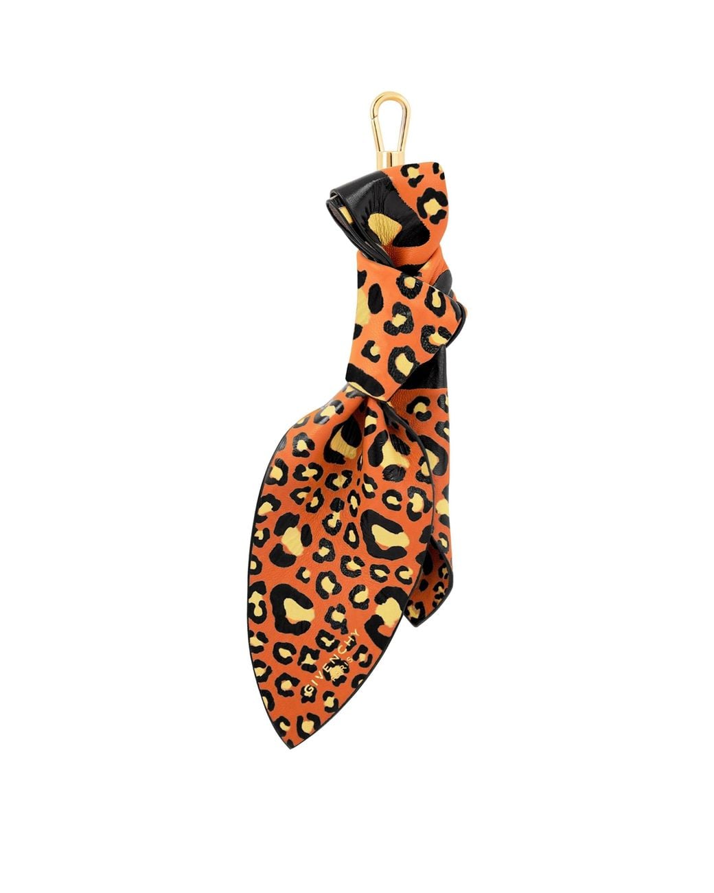 Givenchy Metallic Leather Leopard Bag Charm