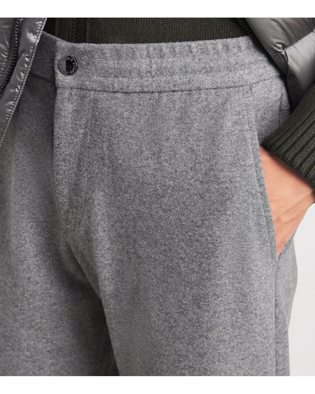 Bogner Gray Flannel Boris Trousers for men