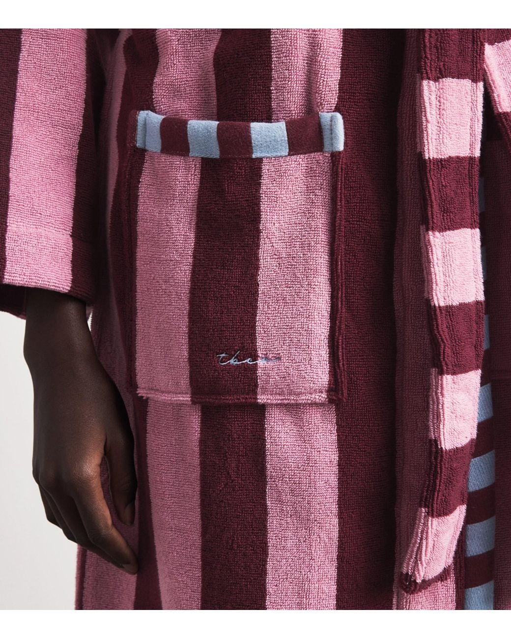 TBCo Red Terry Cotton Bath Robe