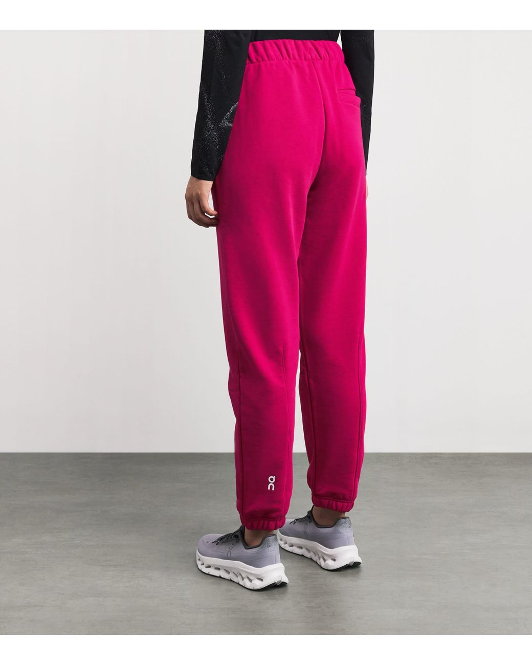 On Shoes Pink Organic Cott-Blend Club Sweatpants