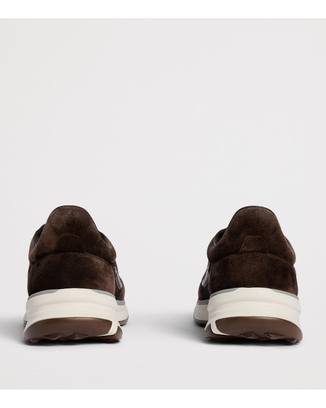 Herno Brown Mesh Maggiore Sneakers for men