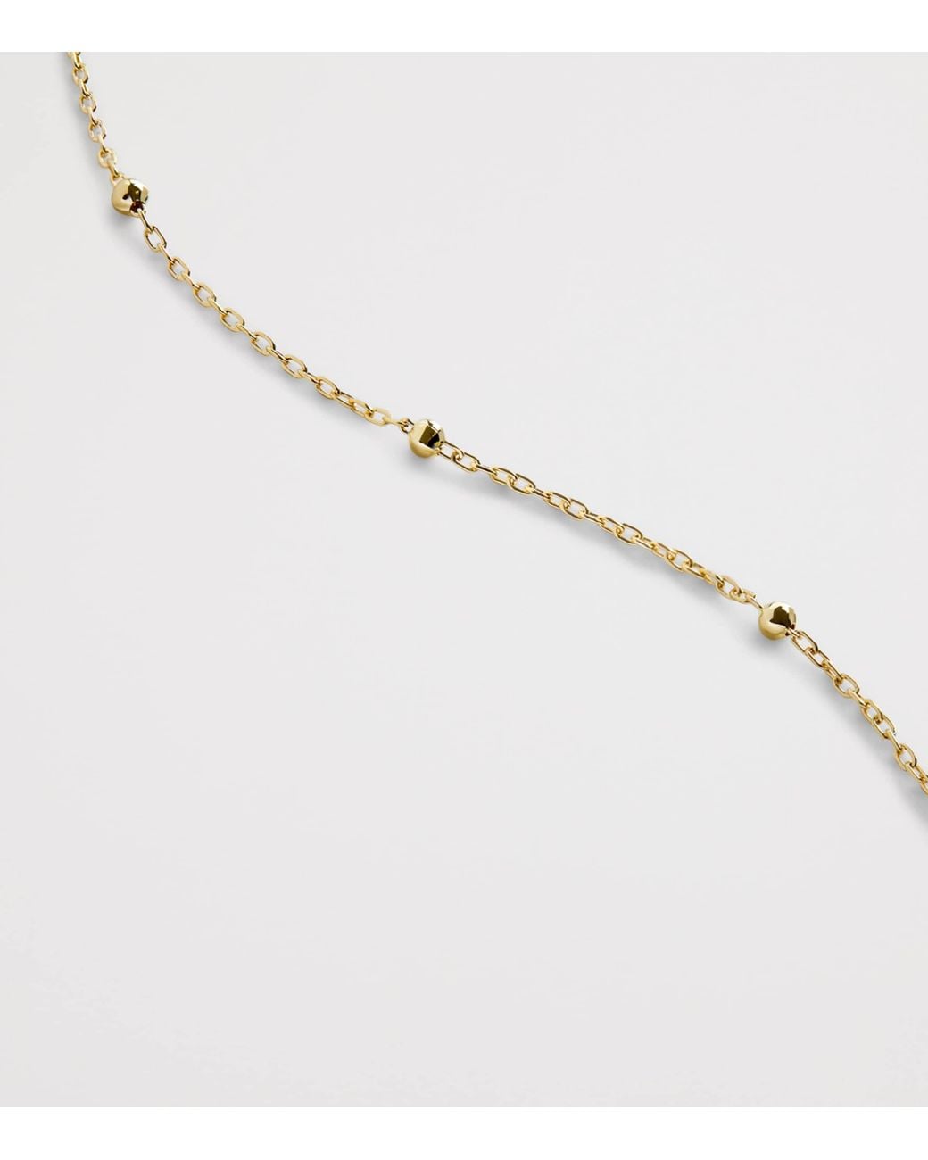 Monica Vinader Metallic Beaded Chain Bracelet