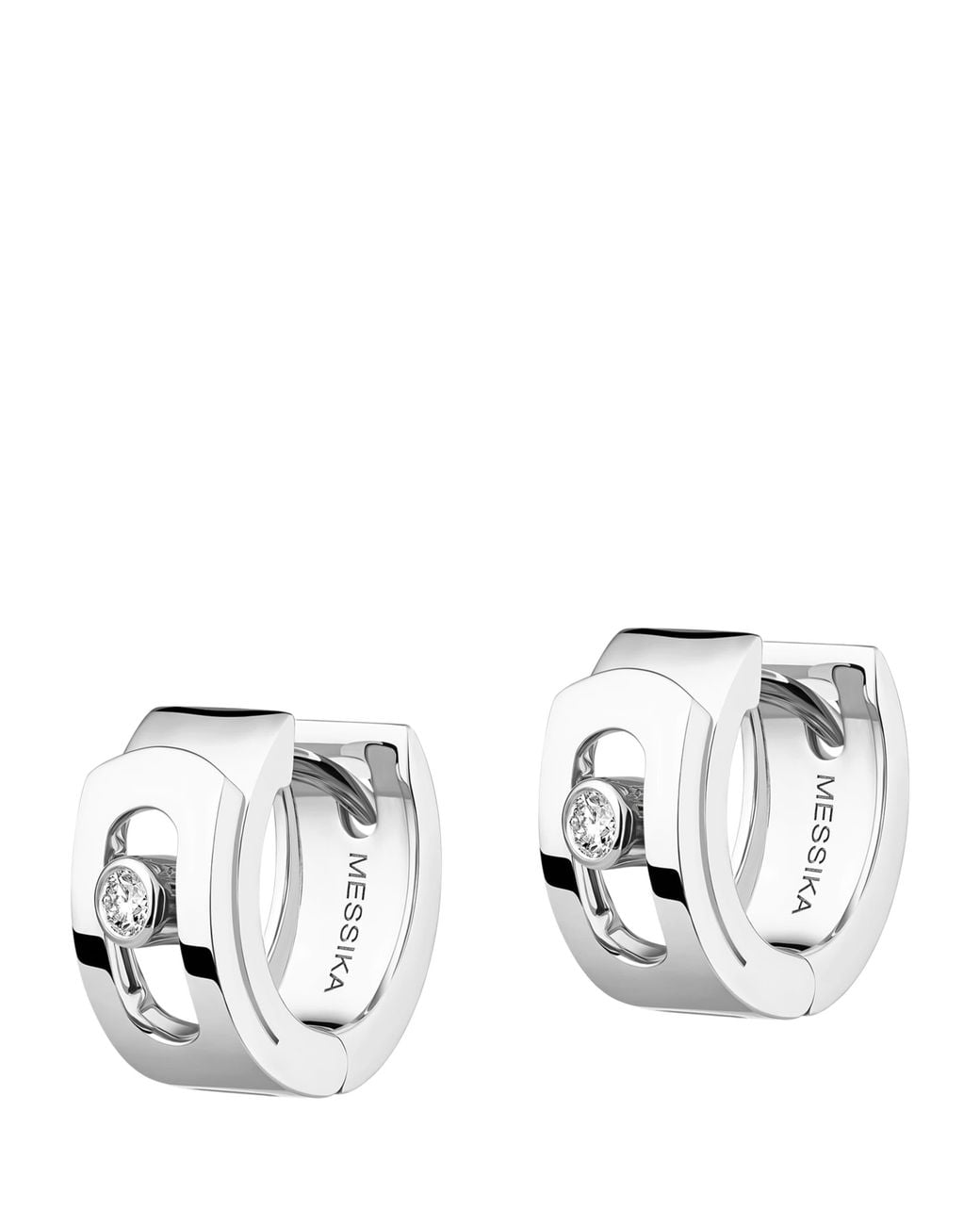 Messika Metallic Move Noa And Diamond Hoop Earrings
