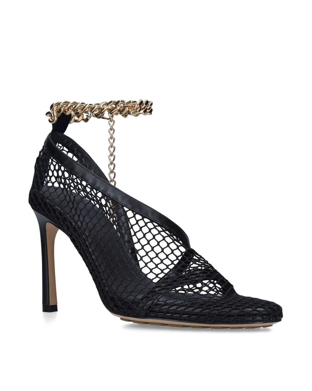 bottega veneta stretch mesh sandals