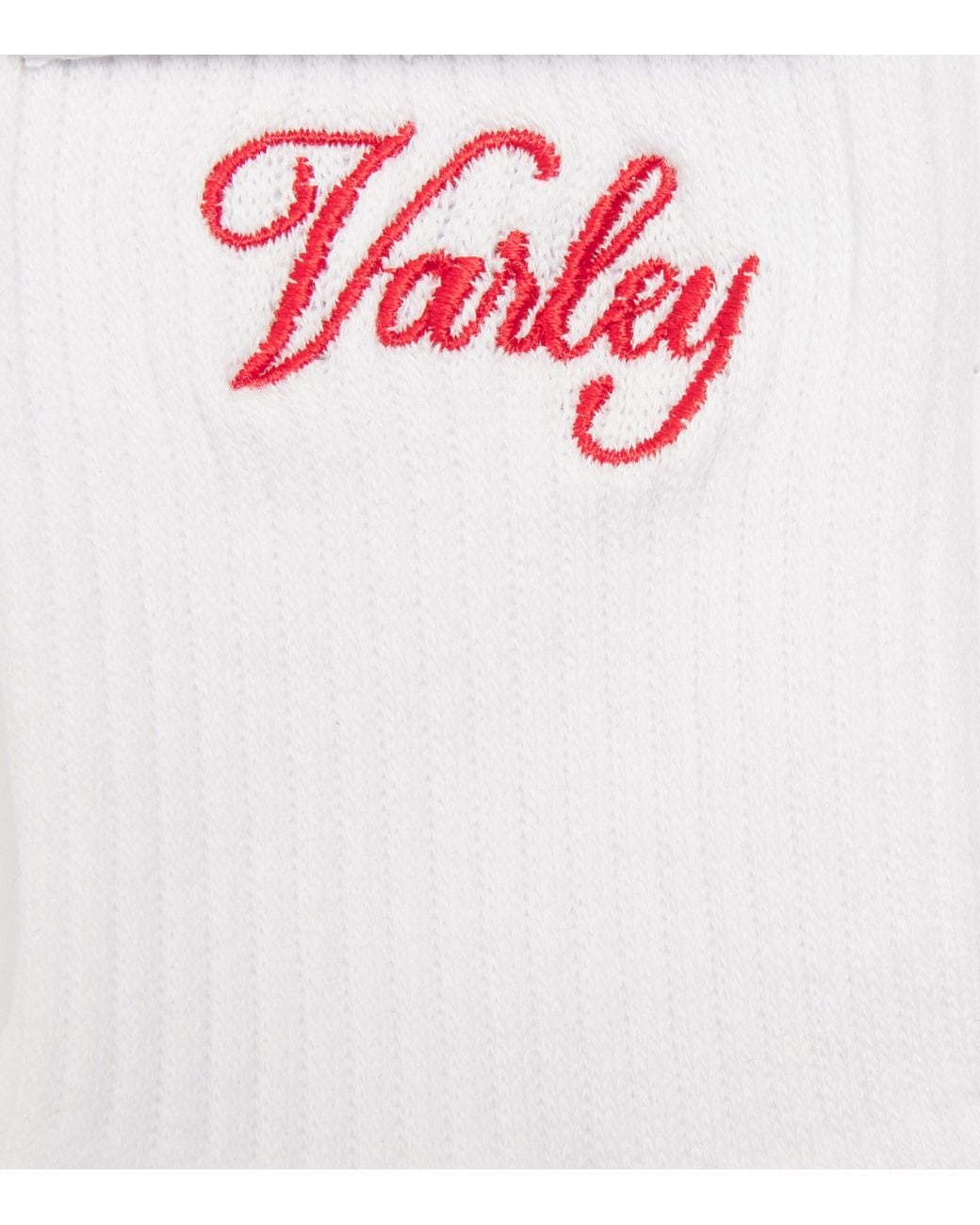 Varley White Club Stripe Lamar Socks
