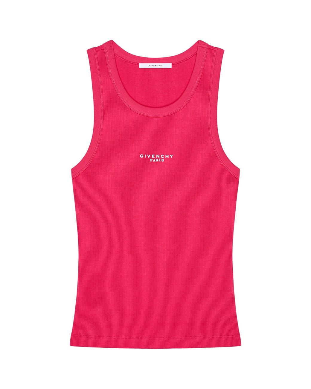 Givenchy Pink Stretch-Cotton Logo Tank Top