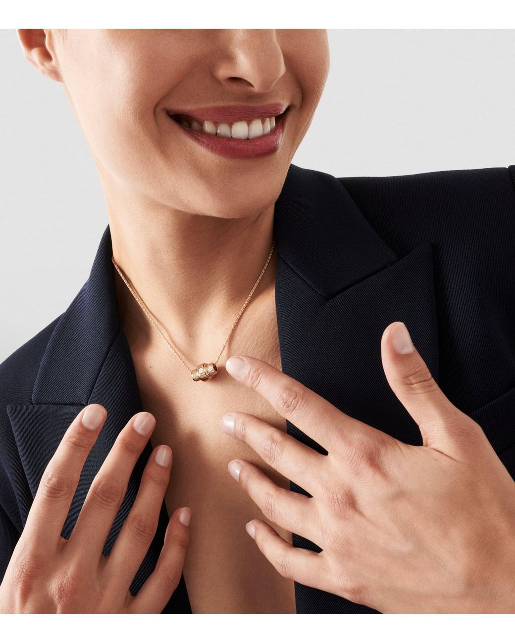 Piaget Metallic And Diamond Possession Pendant Necklace