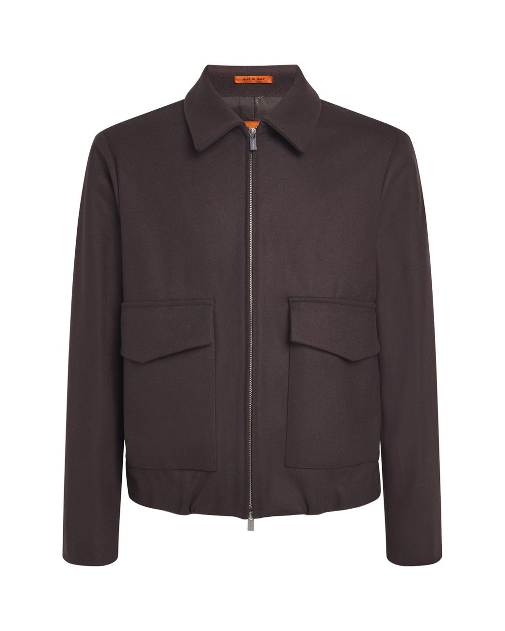 Barena Gray Wool-Blend Tailored Bomber Jacket for men