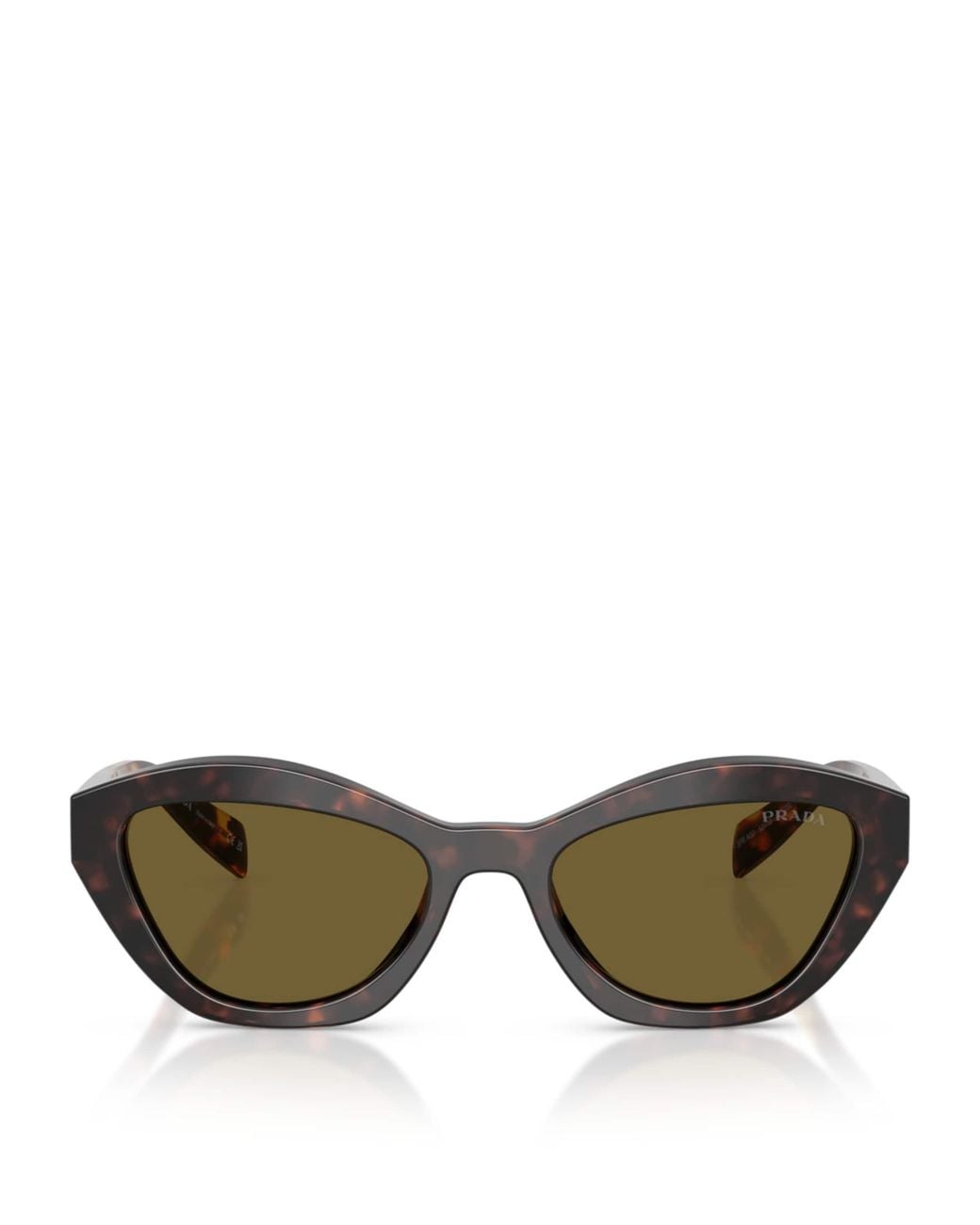 Prada Green Tortoiseshell Butterfly Sunglasses