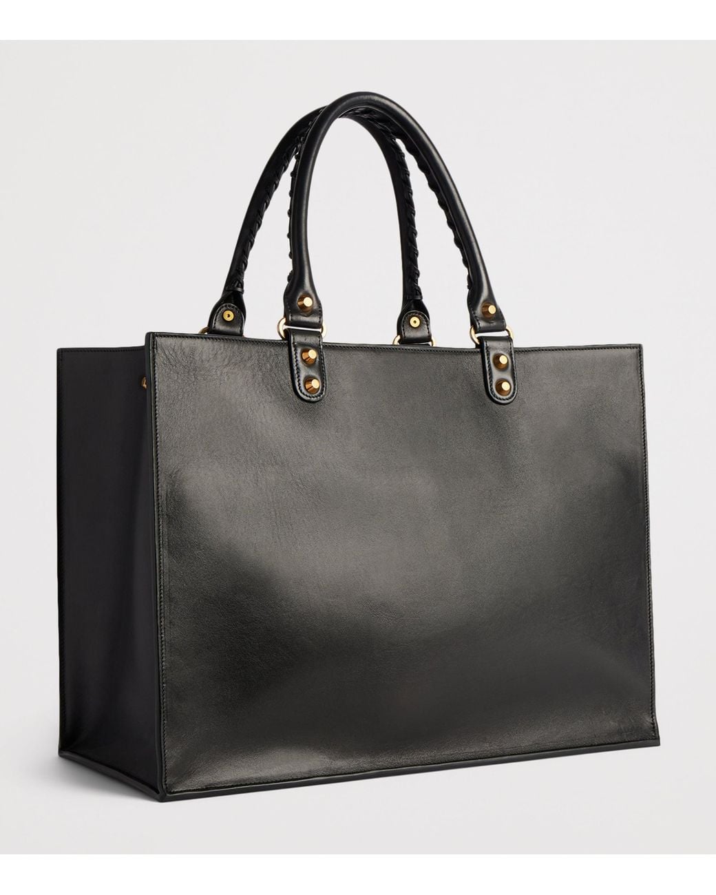 Balenciaga Black Large Leather Le City Tote Bag
