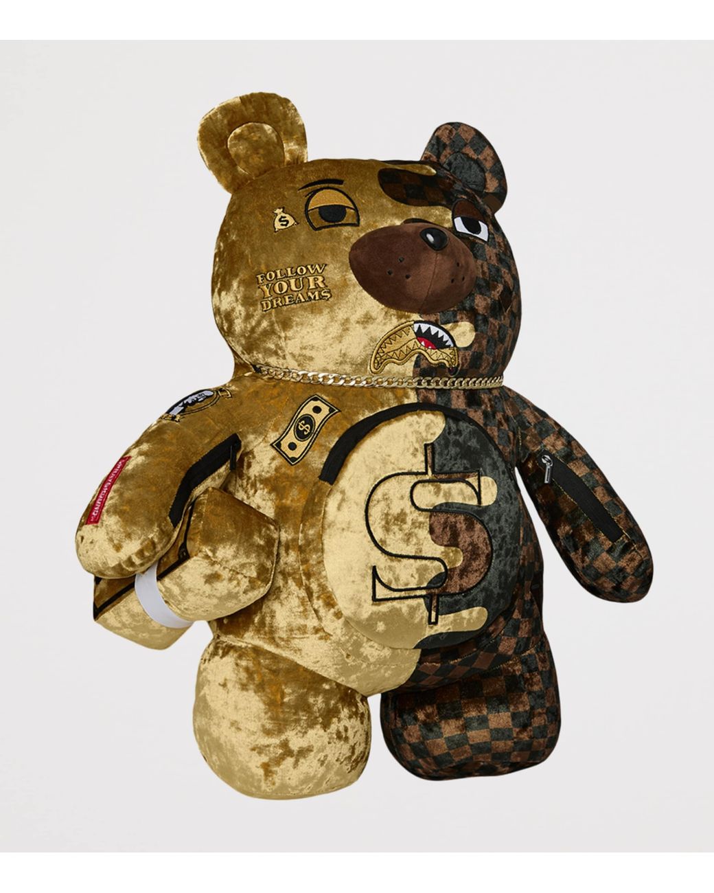 Sprayground Metallic Moneybear Backpack