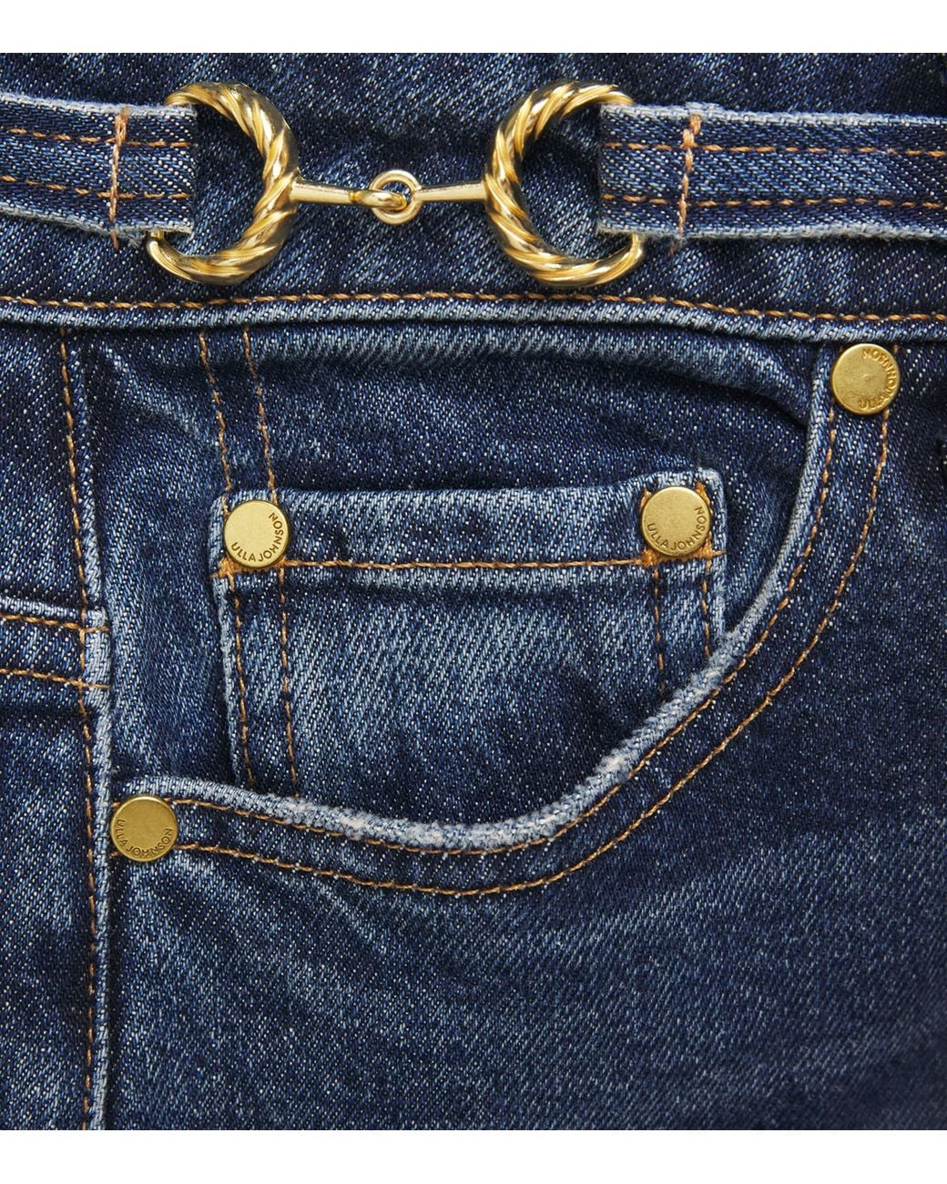 Ulla Johnson Blue Valory Flared Jeans