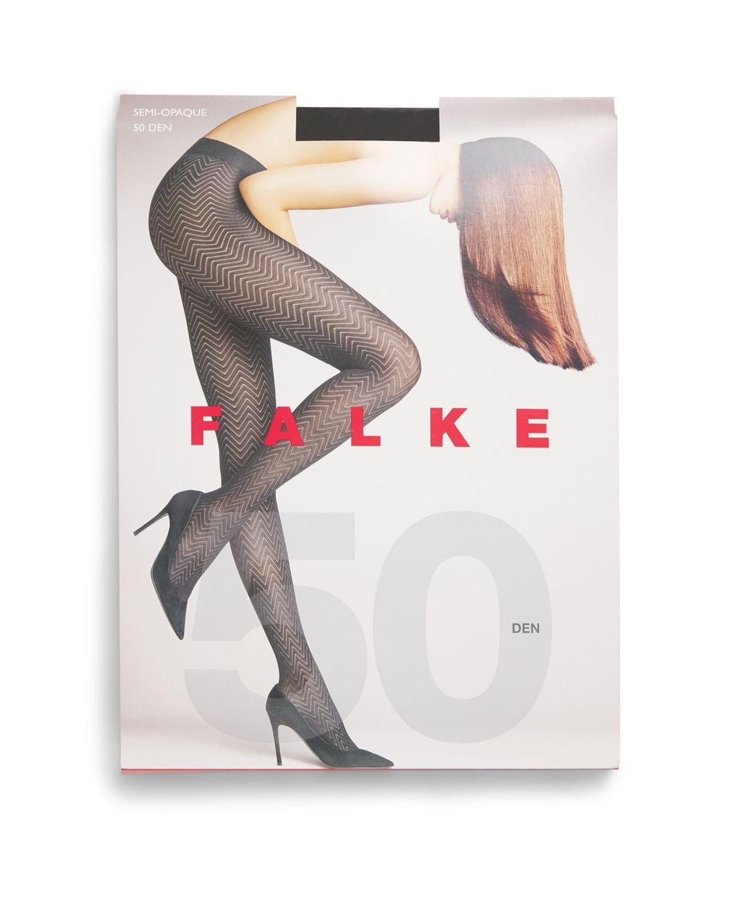 Falke White Chevron 50 Tights