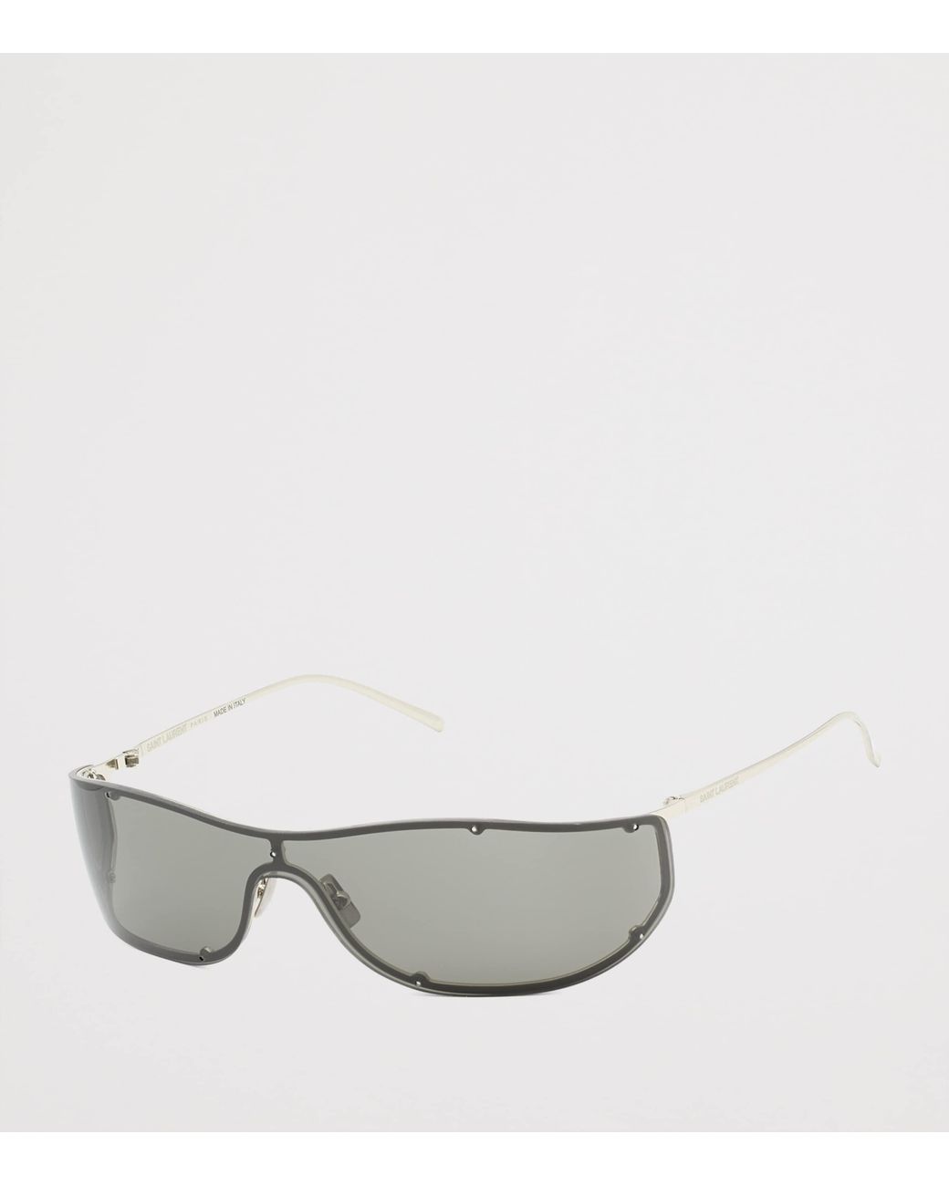 Saint Laurent Gray Shield 807 Sunglasses