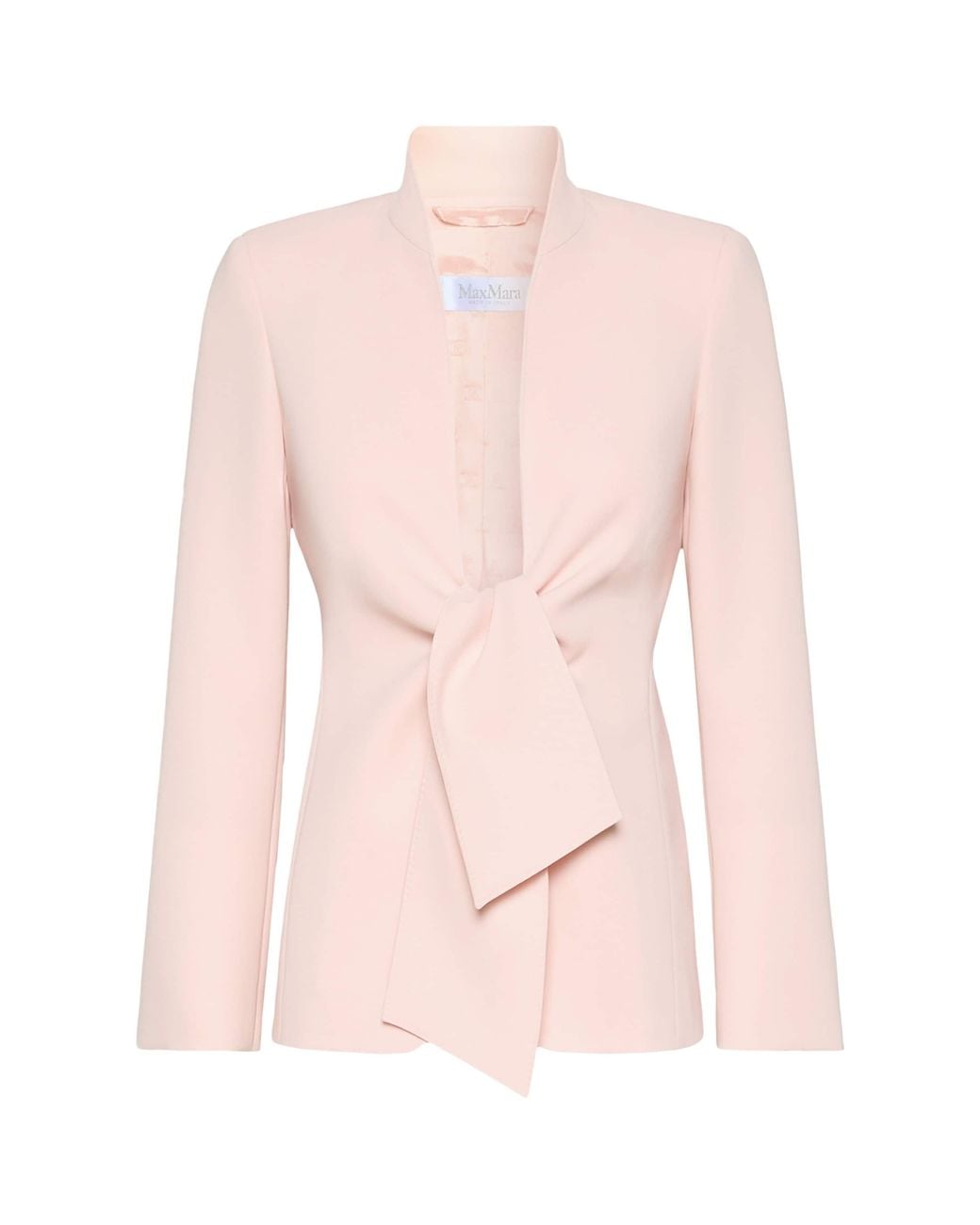 Max Mara Pink Sash-Tie Blazer