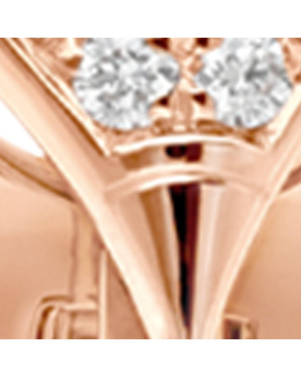 BVLGARI White Diamond And Ruby Divas' Dream Openwork Earrings