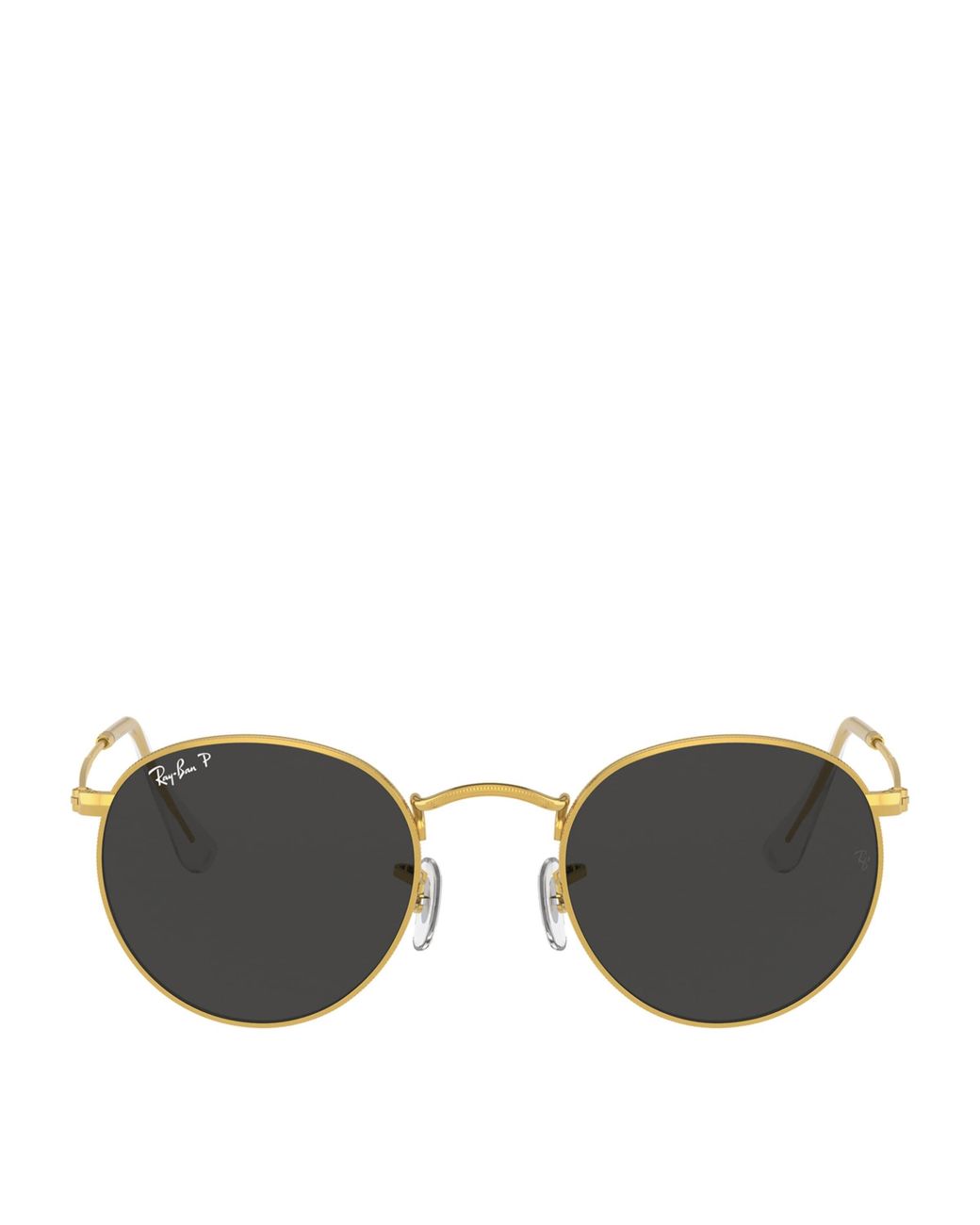 Ray-Ban Brown Rb3447 Round Metal Round Sunglasses for men
