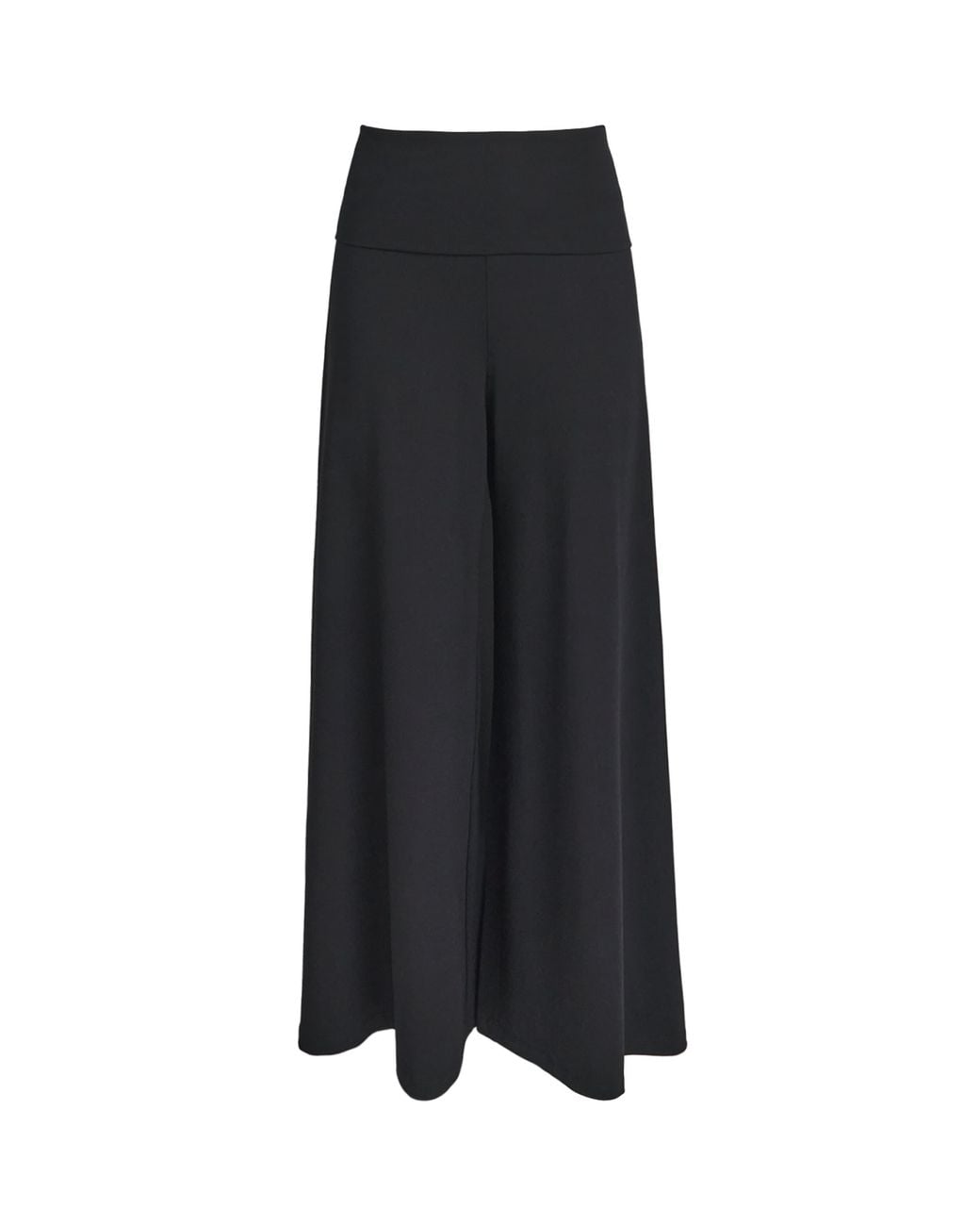 ME+EM Black Cropped Very Wide Palazzo Trousers