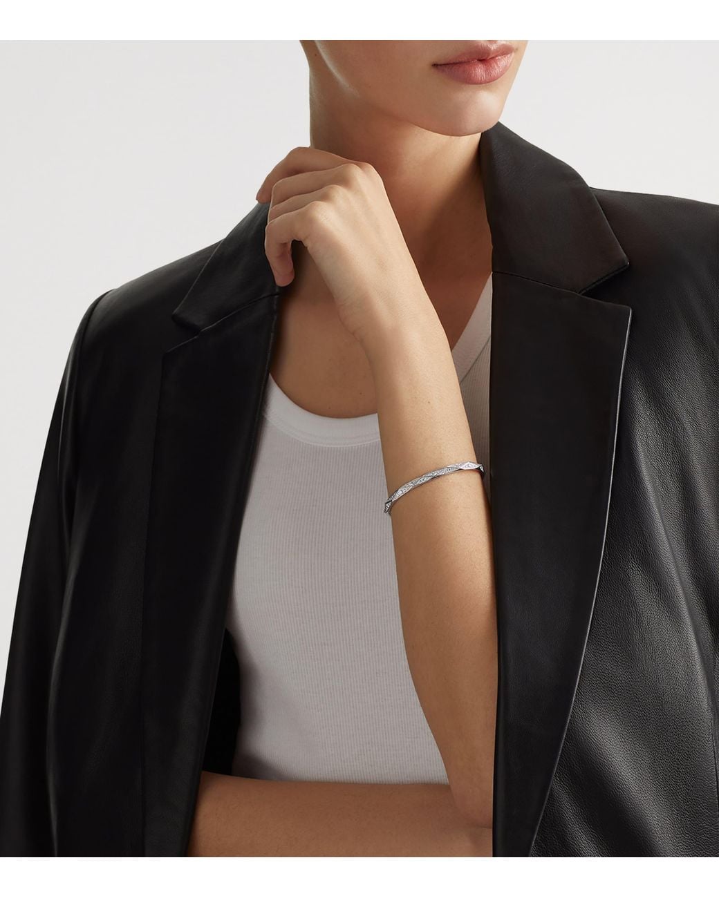Graff White And Diamond Laurence Signature Bangle