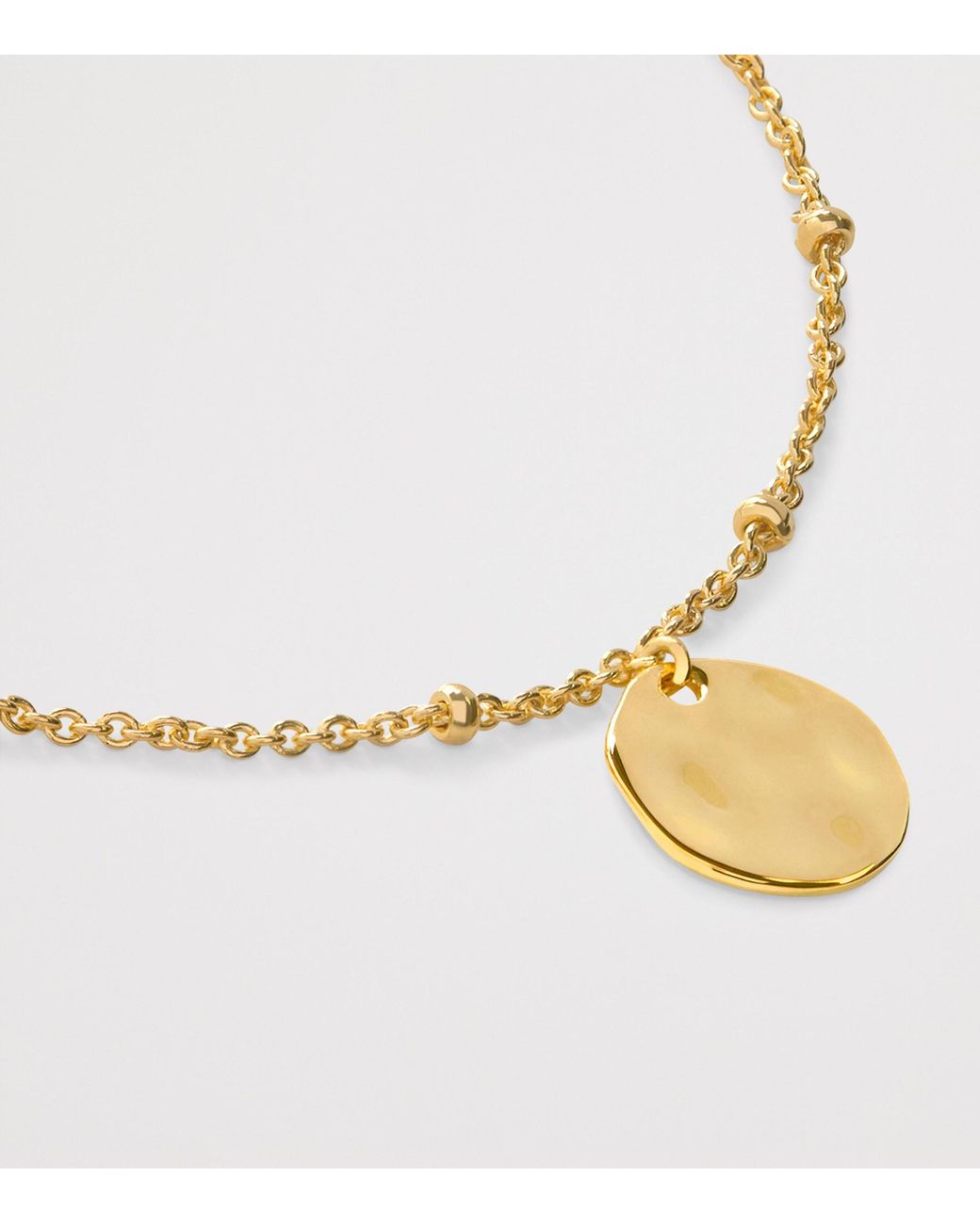 Monica Vinader Metallic Vermeil Mv Siren Muse Station Chain Bracelet