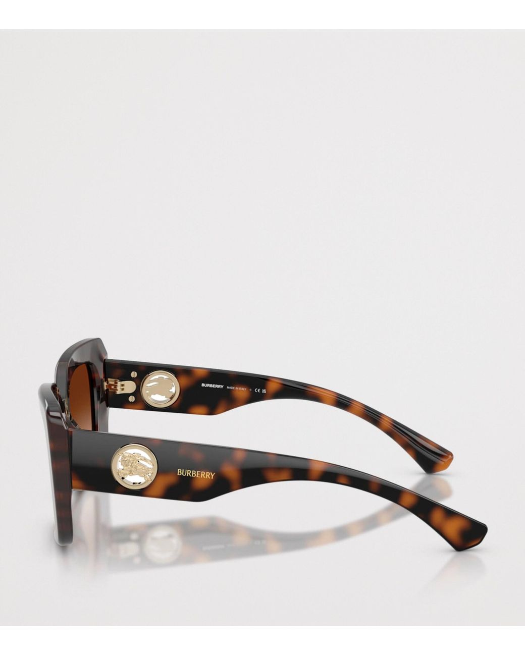 Burberry Brown Oversized Cat Eye Sunglasses