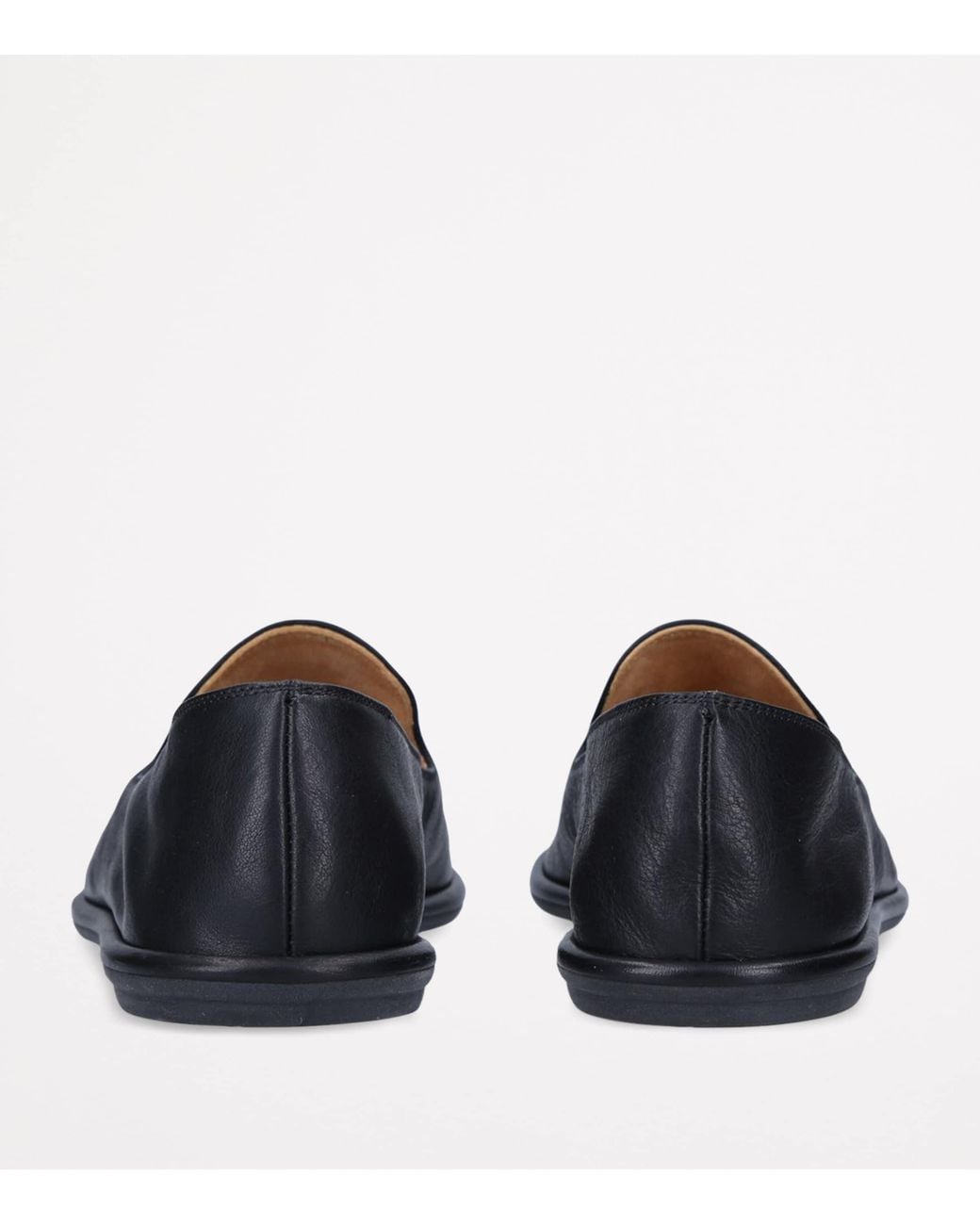 The Row Blue Canal Leather Loafers