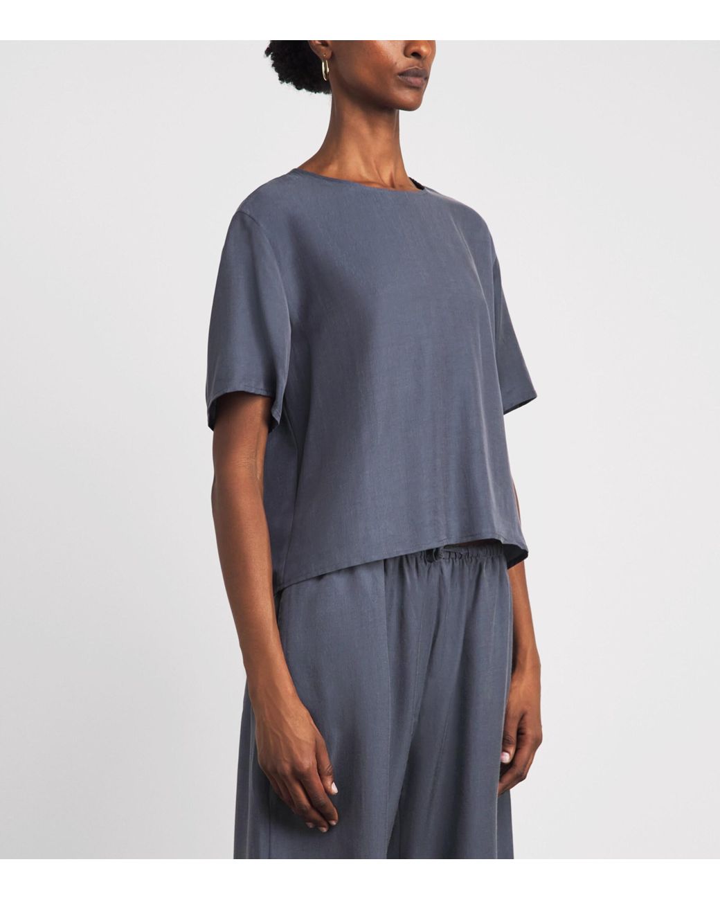 Leset Blue Kim Boxy T-Shirt