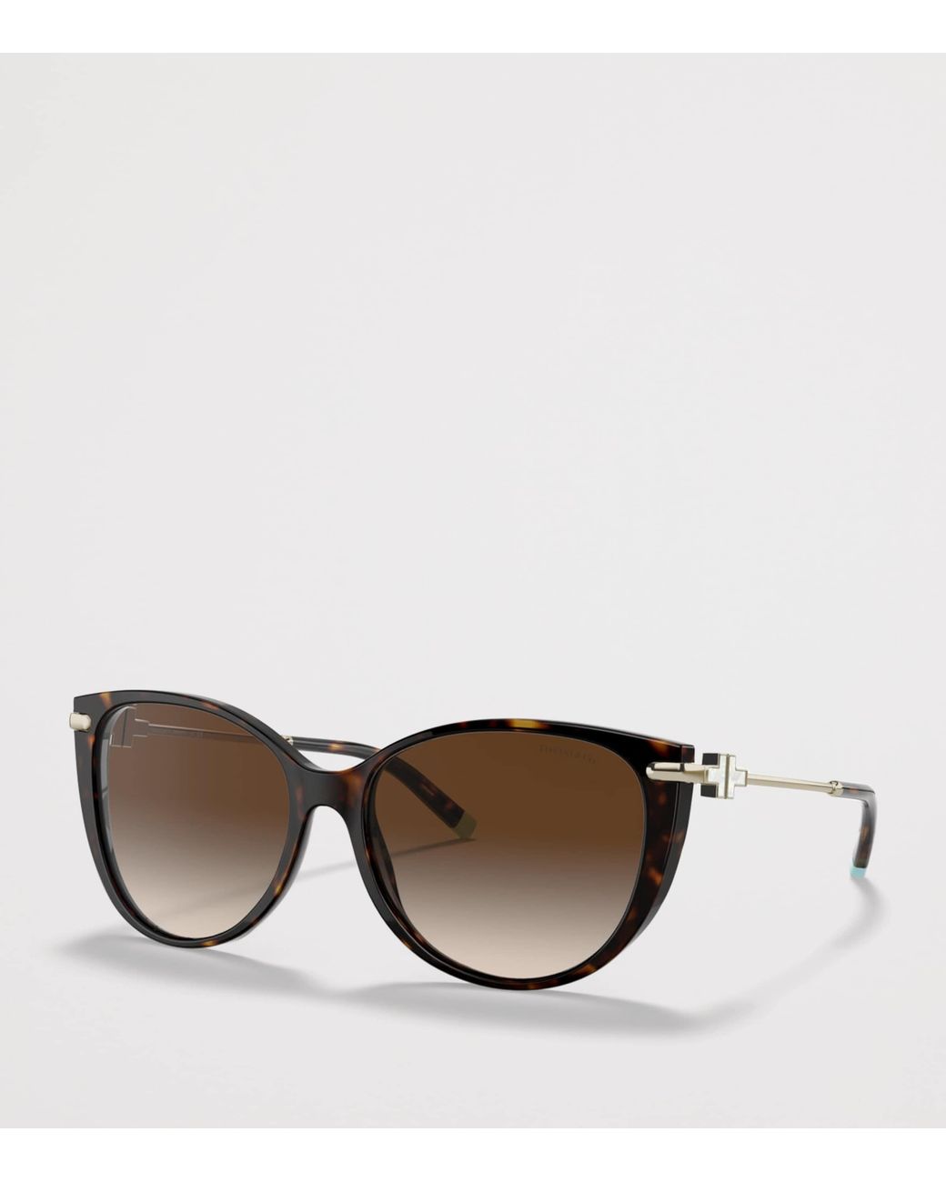 Tiffany & Co Brown Acetate Tf4178 Cat Eye Sunglasses
