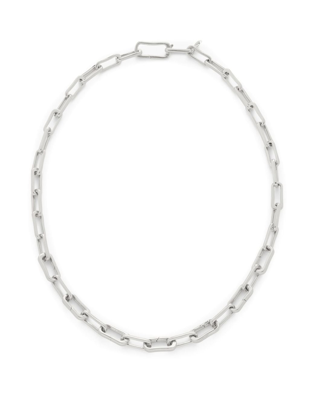 Monica Vinader White Sterling Alta Charm Necklace