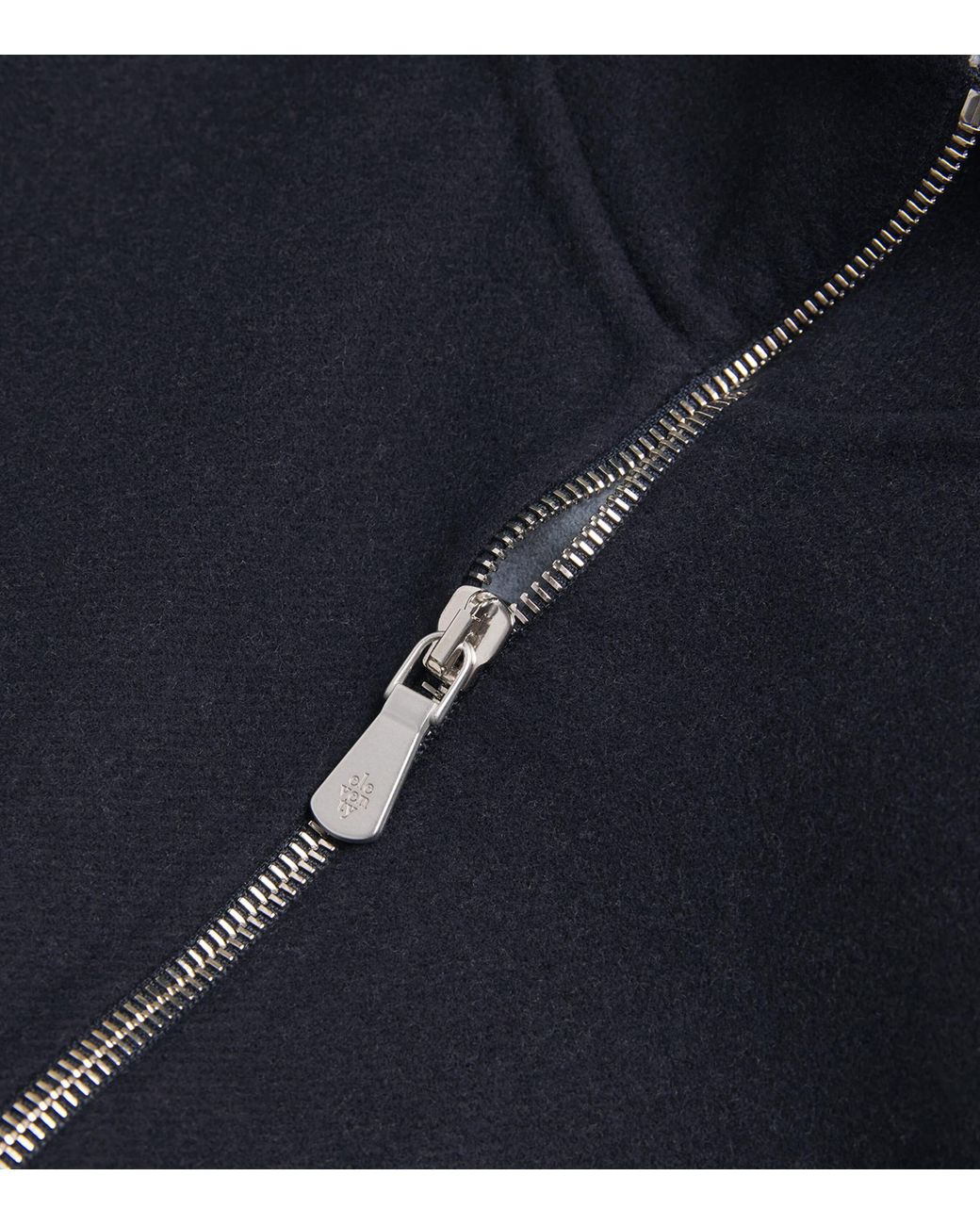 Eleventy Blue Wool Two-Way Zip Gilet for men